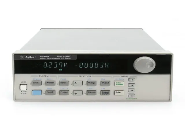 Alquiler de fuente DC con emulación de batería Agilent 66309D para pruebas de dispositivos móviles e