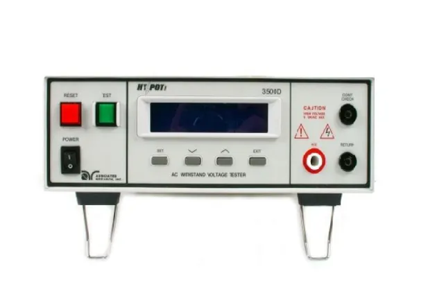 Alquiler de Probador Hipot para Pruebas de Rigidez Dieléctrica para Equipos Eléctricos